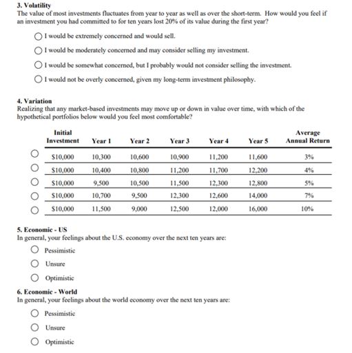 questionnaire