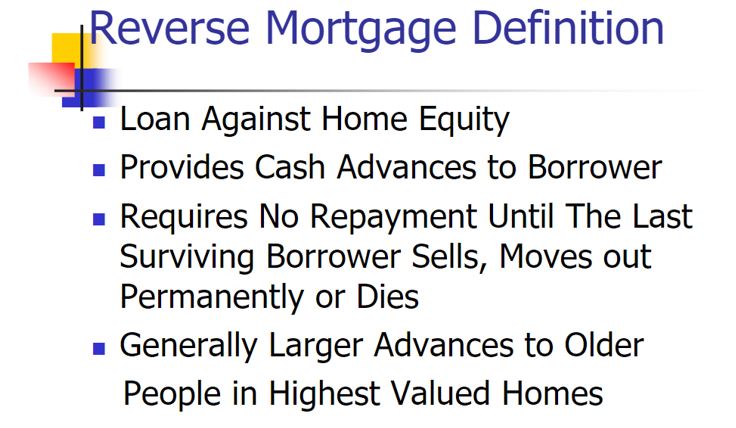 New Thinking On Reverse Mortgages 