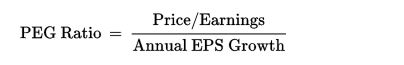 PEG ratio formula